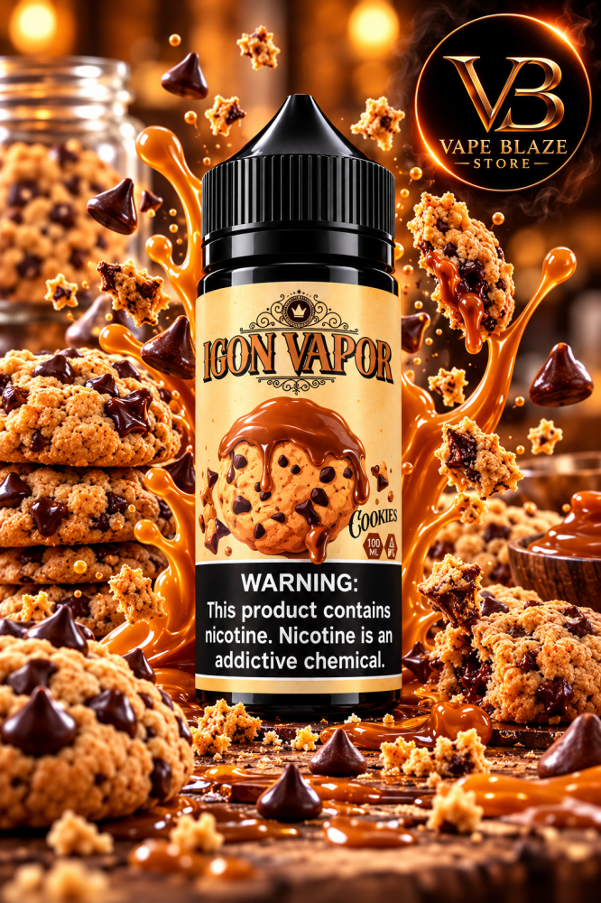 آيكون فيبور كوكيز بالشوكولاتة 100 مل 2 نيكوتين – ICON VAPOR Cookies