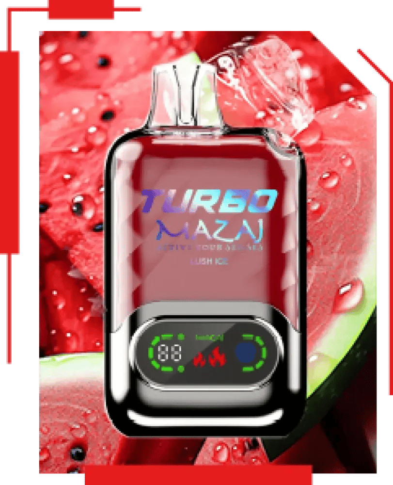 سحبة مزاج تيربو 15 ألف سحبة نكهات متنوعة | MAZAJ Turbo 15000 Puff