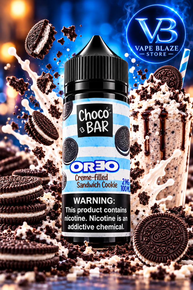 شوكو بار أوريو بسكويت بالكريمة 100 مل نيكوتين 2 – Choco Bar Oreo