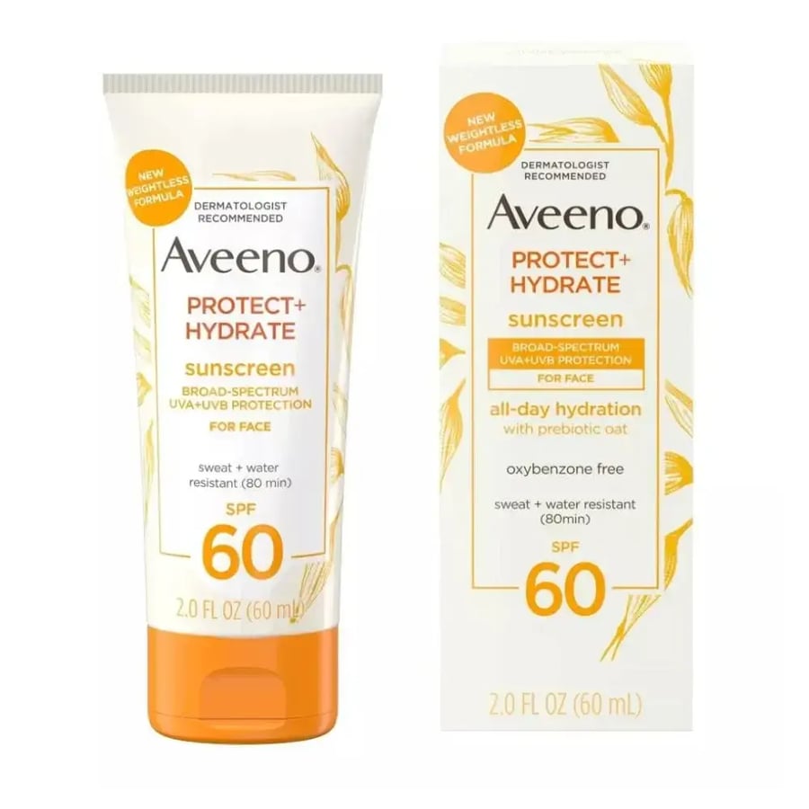 أفينو لوشن بروتيكت آند هيدريت للوجة بعامل حماية SPF60 من الشمس 60مل