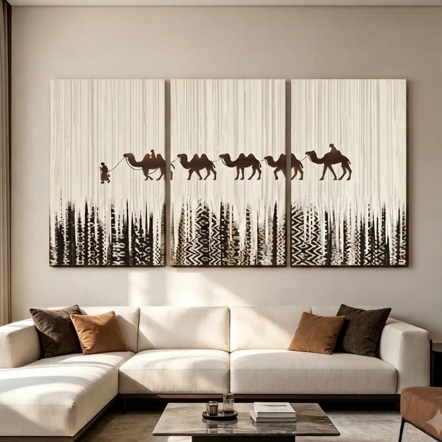 لوحة ثلاثية تصميم عصري
