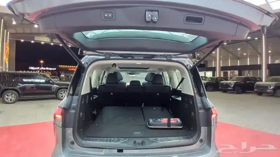 انفينتيQX80 2025 سنسوري-عداد5000-المانع-داخل اسود(بنزين)3.5T
