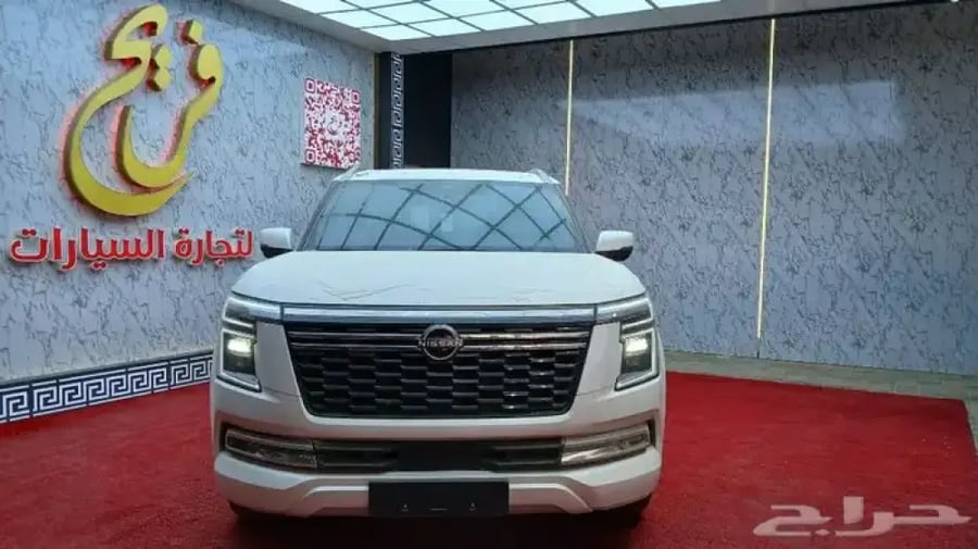 نيسان باترول بلاتنيوم 2026 - داخلى احمر - البابطين (بنزين) 3.5TT