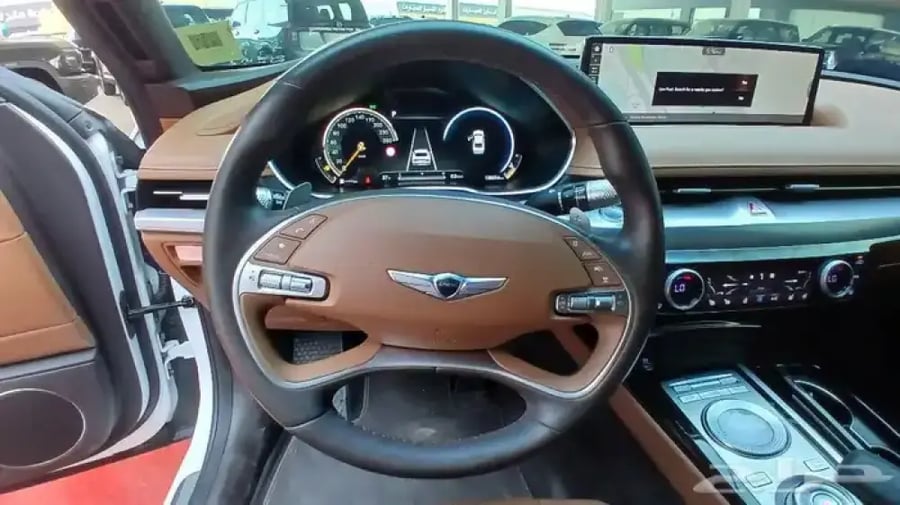 جينسس G80 2022 -رادار-بروجكتر -4كاميرات-داخل جملي(بنزين)3.5T