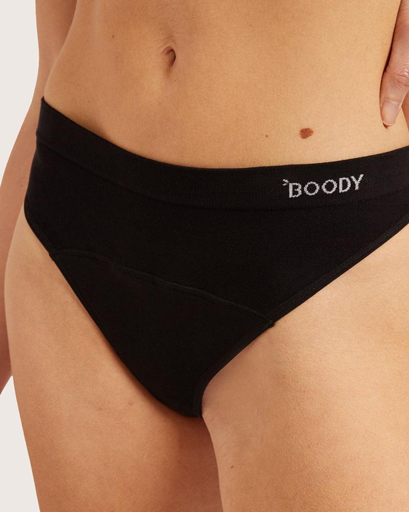Period & Leak Proof - G-String - Light - Black