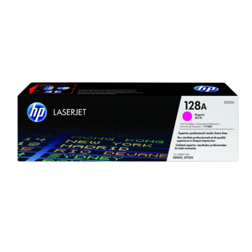 حبر اتش بي 128A احمر