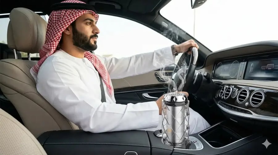 مبخرة الكترونية بتصميم مميز ( مبخرة الفخامه ) ISNUP