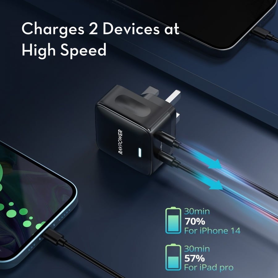 شاحن جداري 35 واط  RAVPOWER
