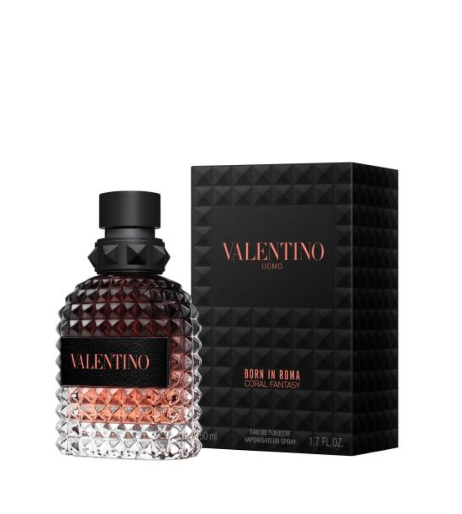 عطر فالنتينو اومو بورن ان روما كورال فانتاسي او دو تواليت 100 مل