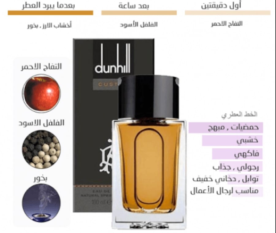 عطر دانهيل كوستوم او دو تواليت 100مل