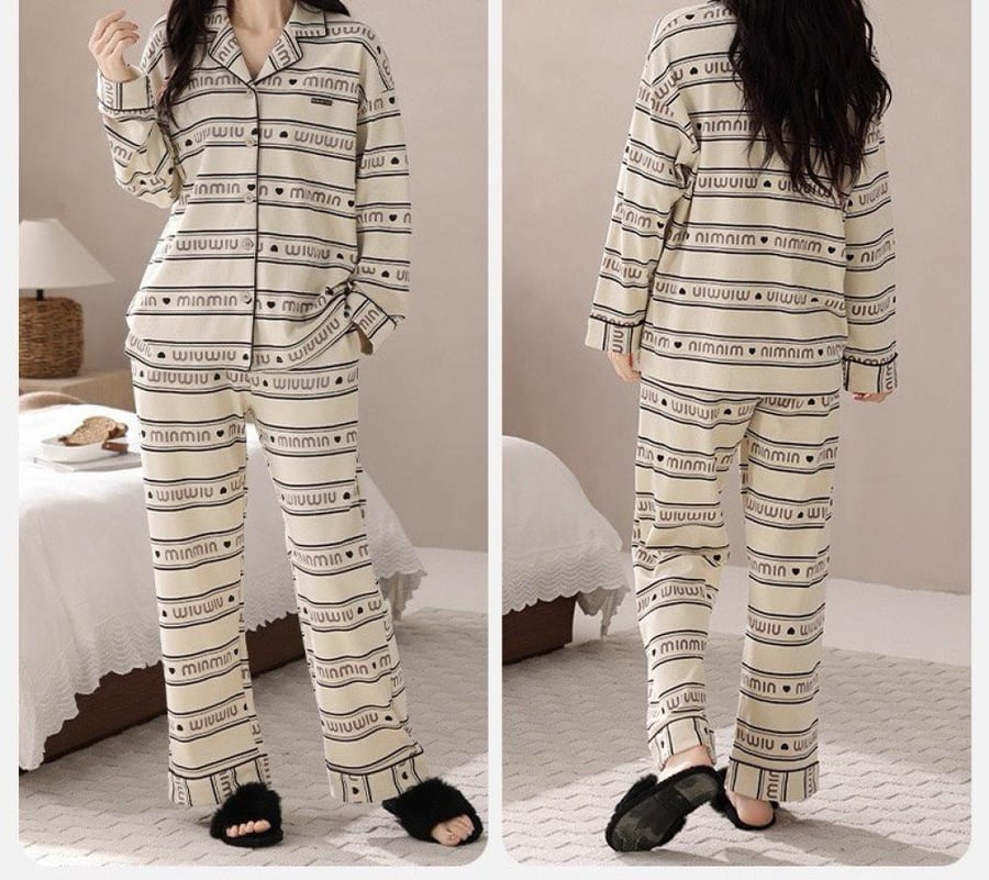 طقم منزلي قطني /size PLUS