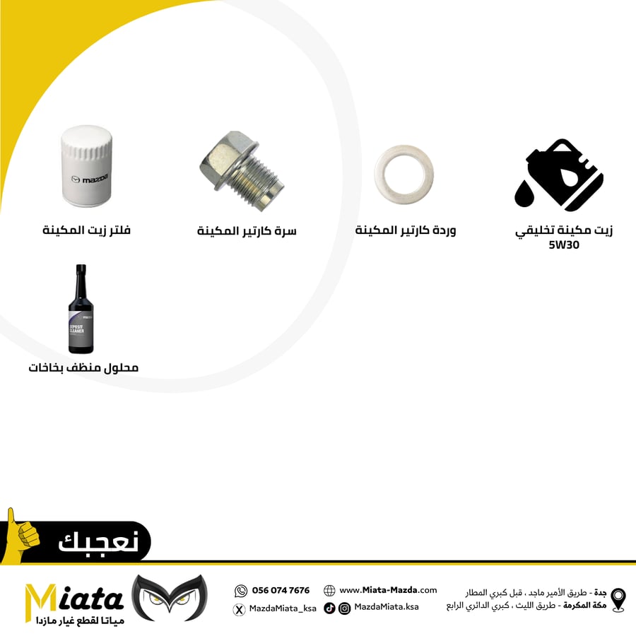 10,000 km periodic maintenance parts package | Mazda CX-9 2016 - 2008 | Full option - Double