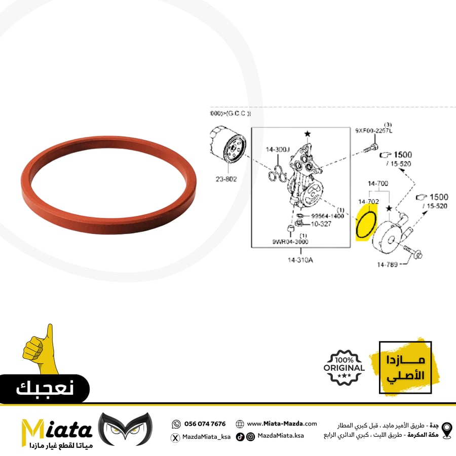 Mazda 6 engine oil cooler skin