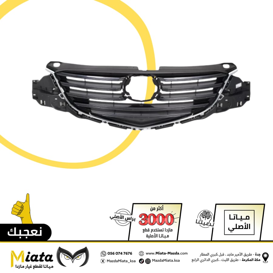 Mazda 3 front grille
