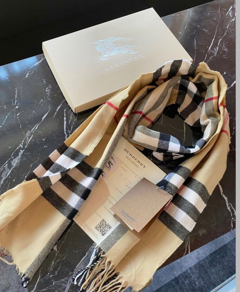 Burberry scarf