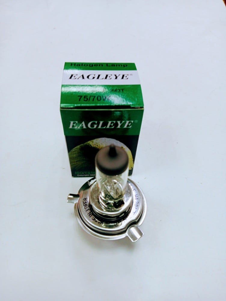 لمبه هالوجين أمامي H4عددالواط70-75 من شركة (eagleye)
