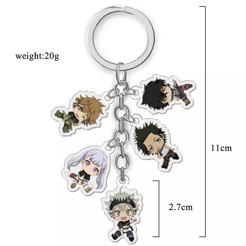 ميداليات بلاك كلوفر Black clover Keychains