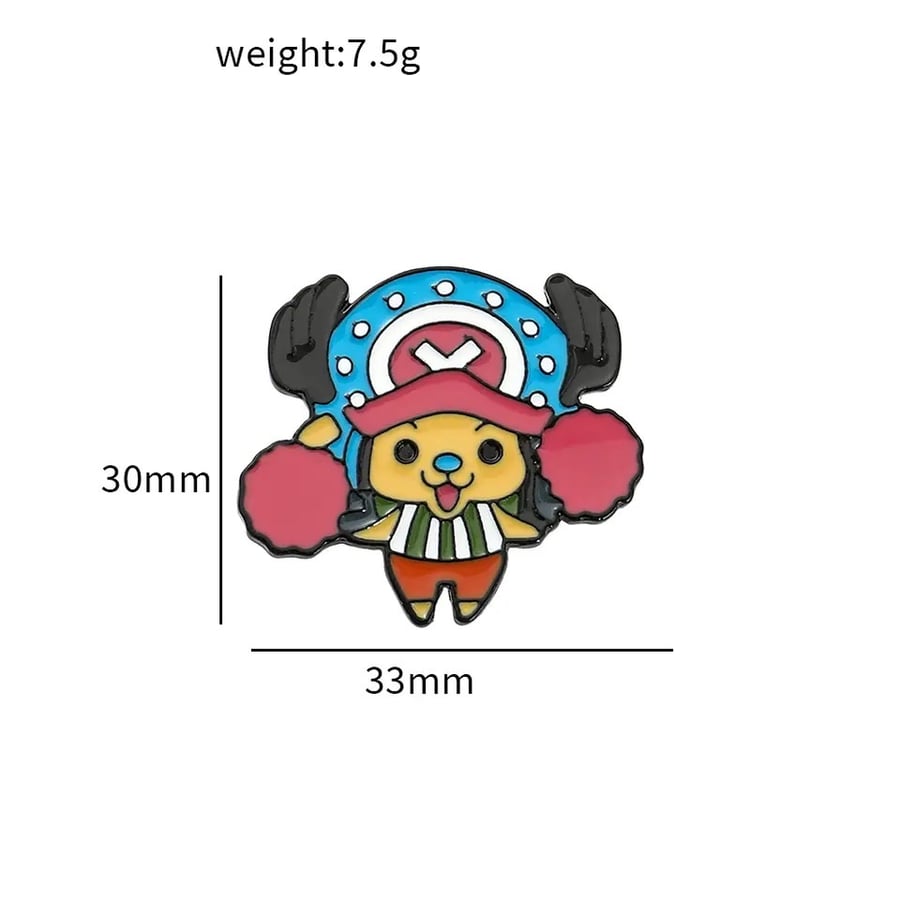 بروشات ون بيس One Piece Brooches