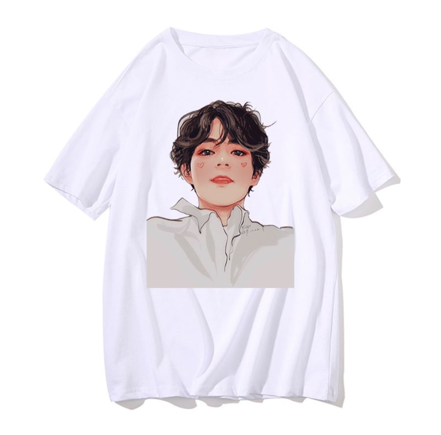 تيشيرت تاي بتس BTS V T-shirt