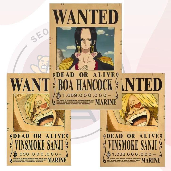 بوسترات ون بيس (WANTED) One Piece Posters