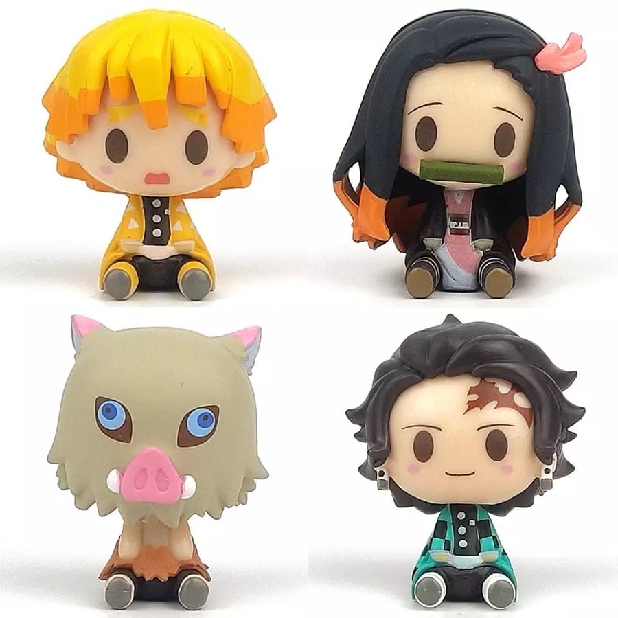 مجسمات تشيبي قاتل الشياطين Demon Slayer Mini Figures