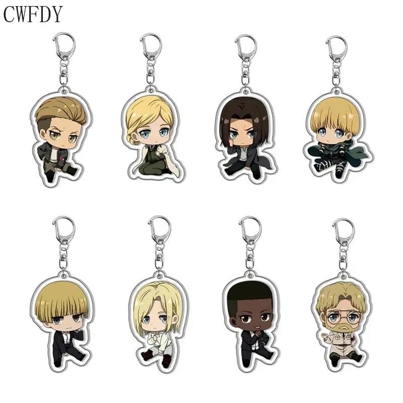 ميداليات هجوم العمالقة Attack on titans Keychains