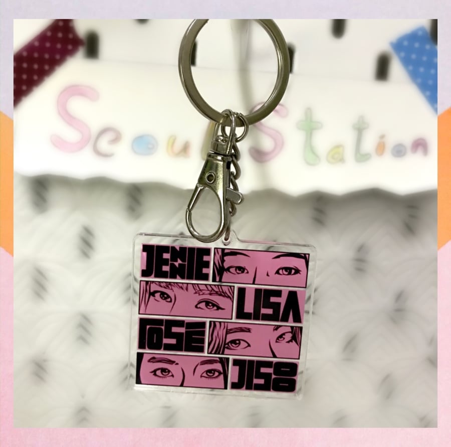 ميدالية بلاكبينك BlackPink Keychain