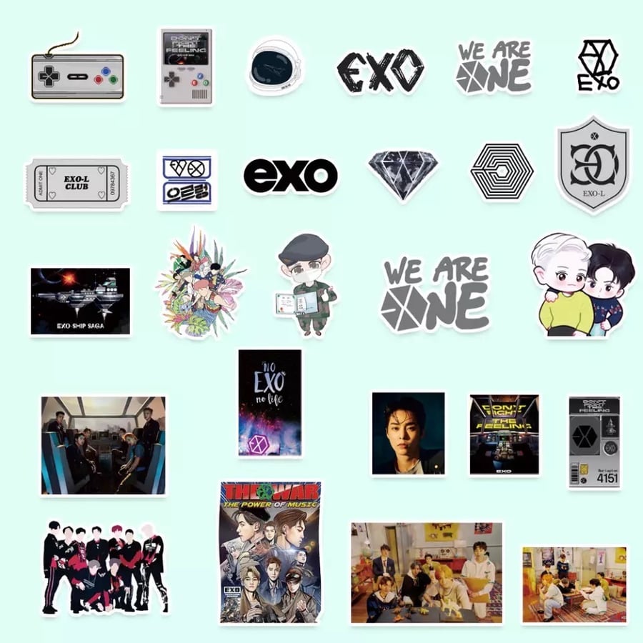 ستيكرات اكسو (عشوائية) EXO Stickers