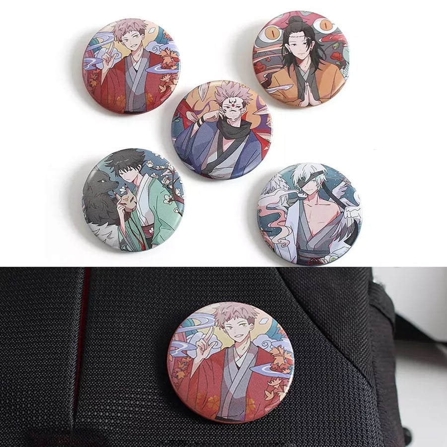 بروشات جوجوتسو كايسن Jujutsu Kaisen Brooches