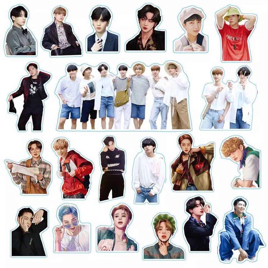 ستيكرات بتس (عشوائية) BTS Stickers