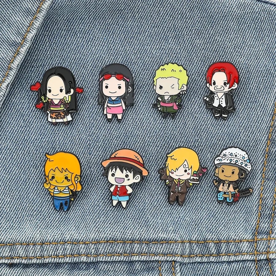 بروشات ون بيس One Piece Brooches