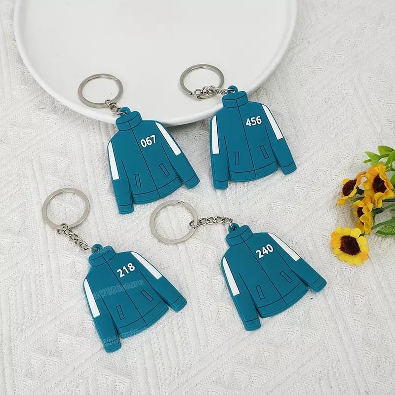 ميدالية لعبة الحبار Squid Game Keychains