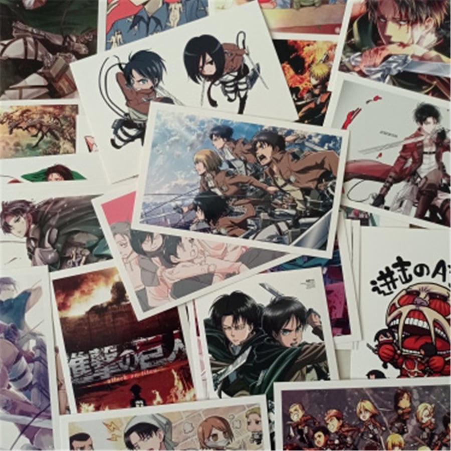 بوست كارد هجوم العمالقة Attack On Titans Postcard