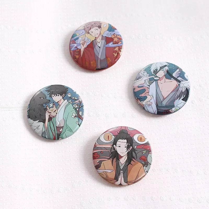 بروشات جوجوتسو كايسن Jujutsu Kaisen Brooches