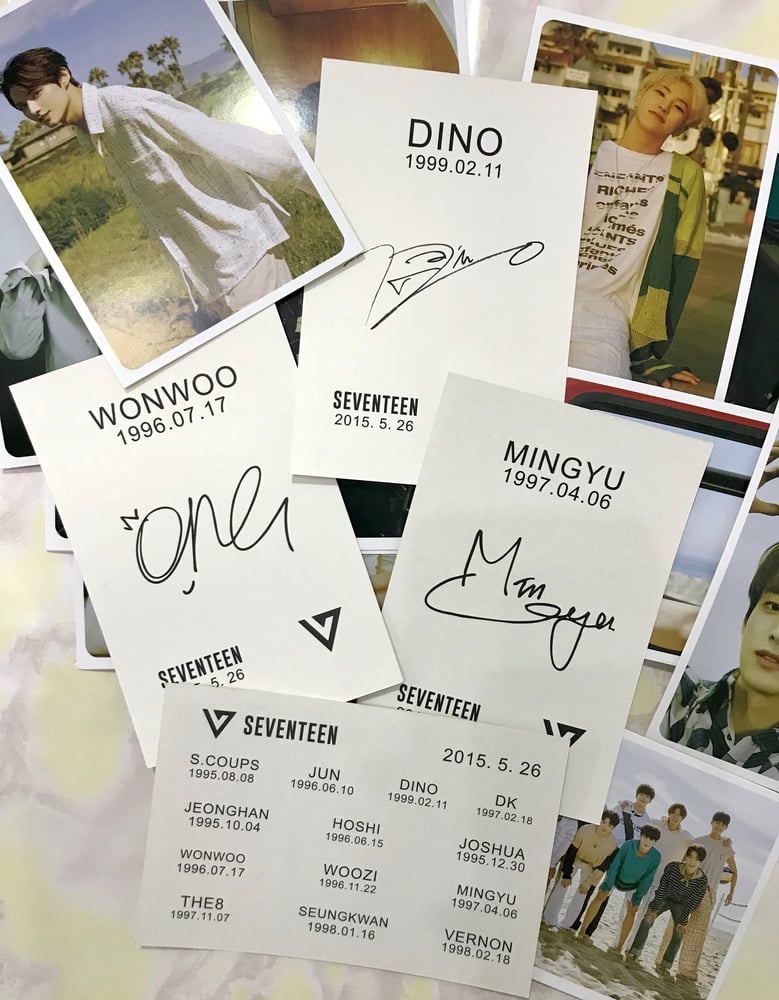 بوست كارد سفنتين Seventeen Postcard