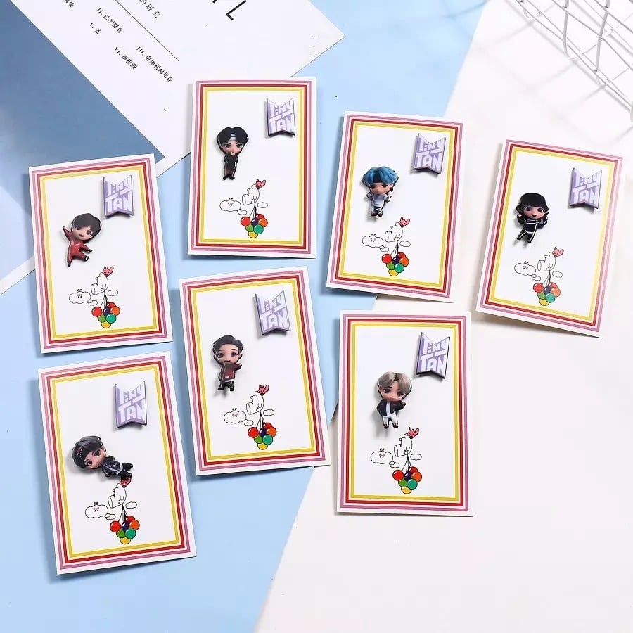 بروشات بتس BTS TinyTan Brooches