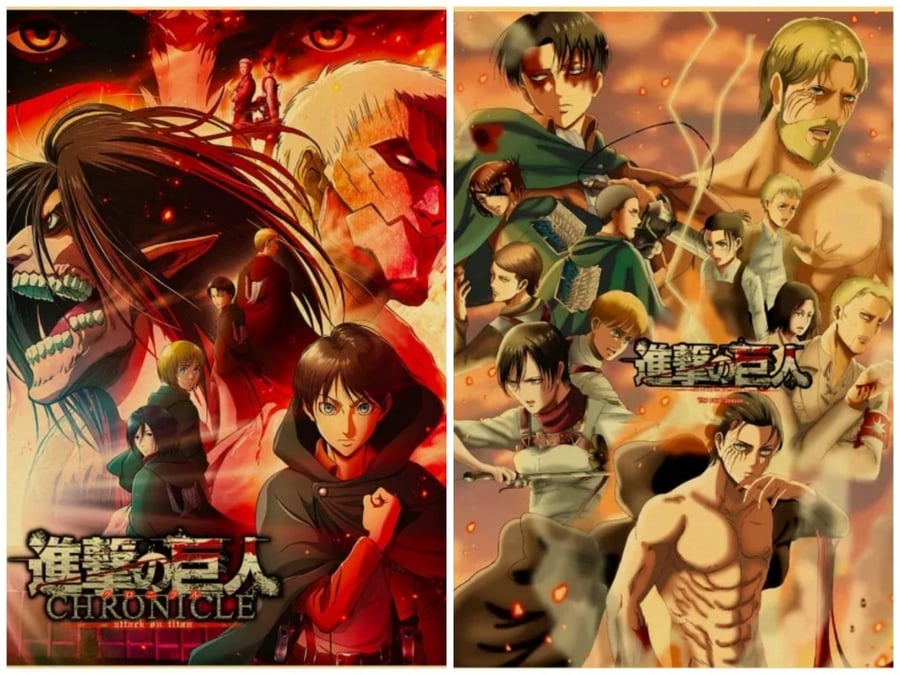 بوسترات هجوم العمالقة Attack On Titan Posters