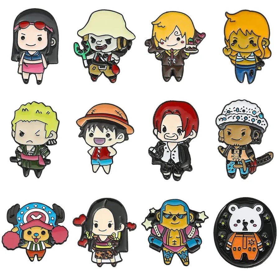 بروشات ون بيس One Piece Brooches