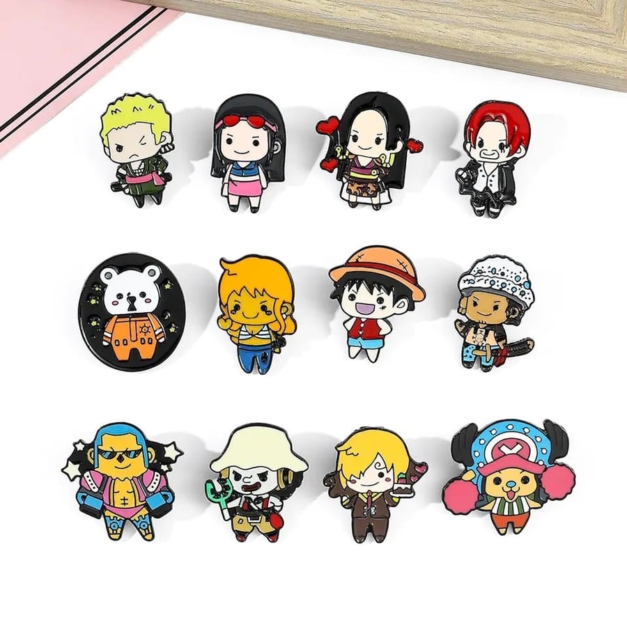 بروشات ون بيس One Piece Brooches