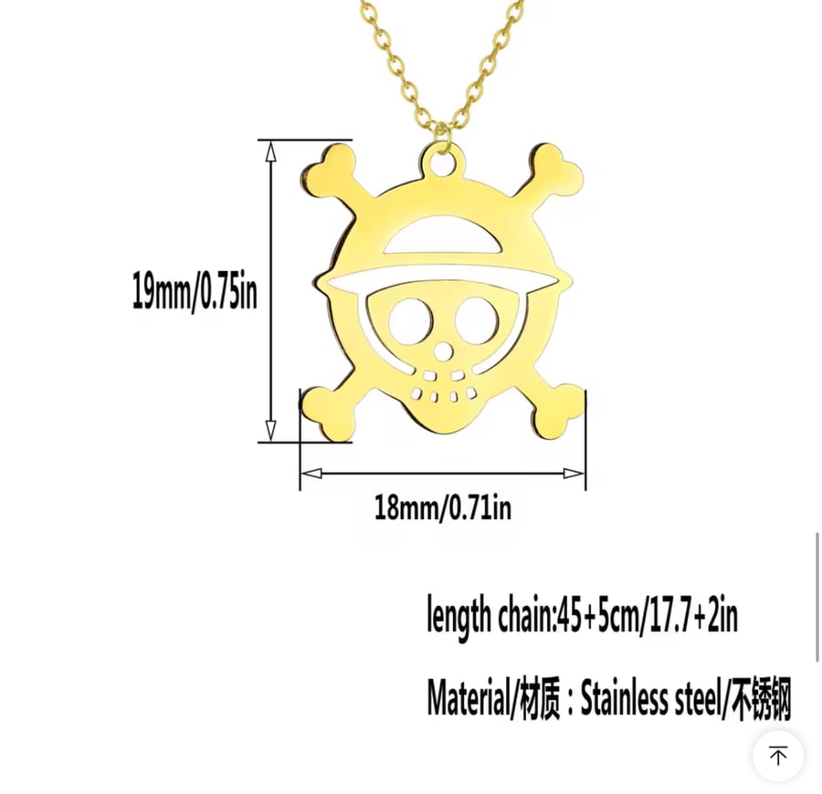 سلسلة ون بيس One Piece Necklace