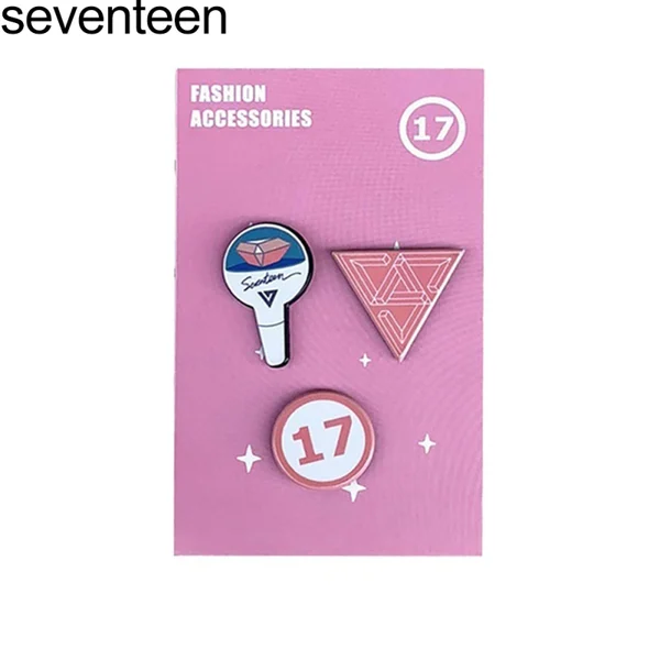 بروشات سفنتين Seventeen Brooches