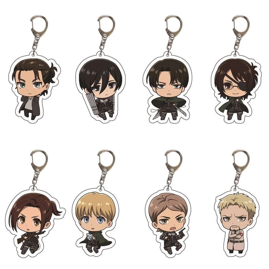 ميداليات هجوم العمالقة Attack on titans Keychains
