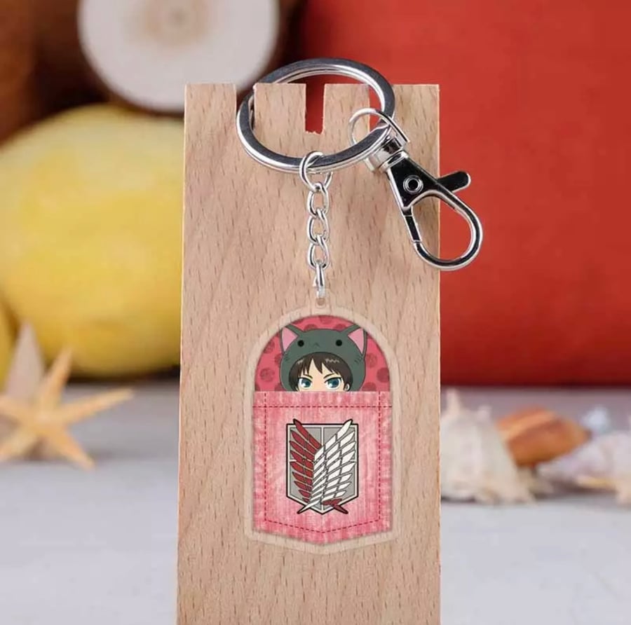 ميداليات هجوم العمالقة Attack on titan Keychains