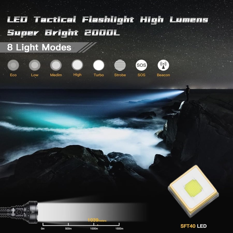 كشاف TD01 FLASHLIGHT SET