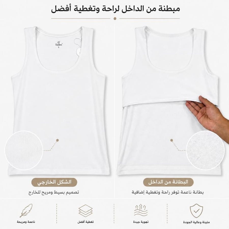 بكج بدي نسائي كت مبطن مكون من 4 قطع