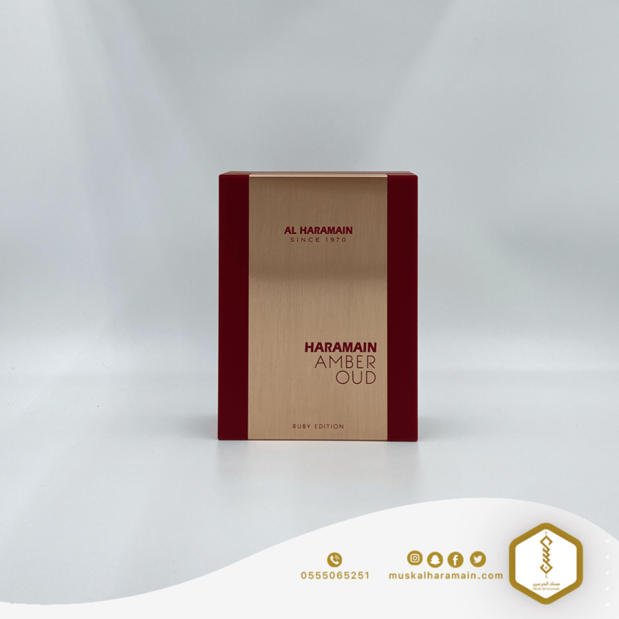 اطلب الآن amber oud ruby edition 60 مل مسك الحرمين