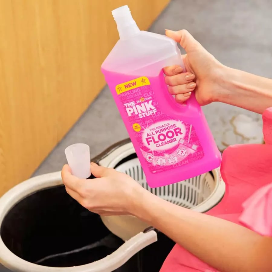 منظف الأرضيات المعجزة لجميع الأغراض، 33.8 أونصة سائلة (1 لتر)The Pink Stuff