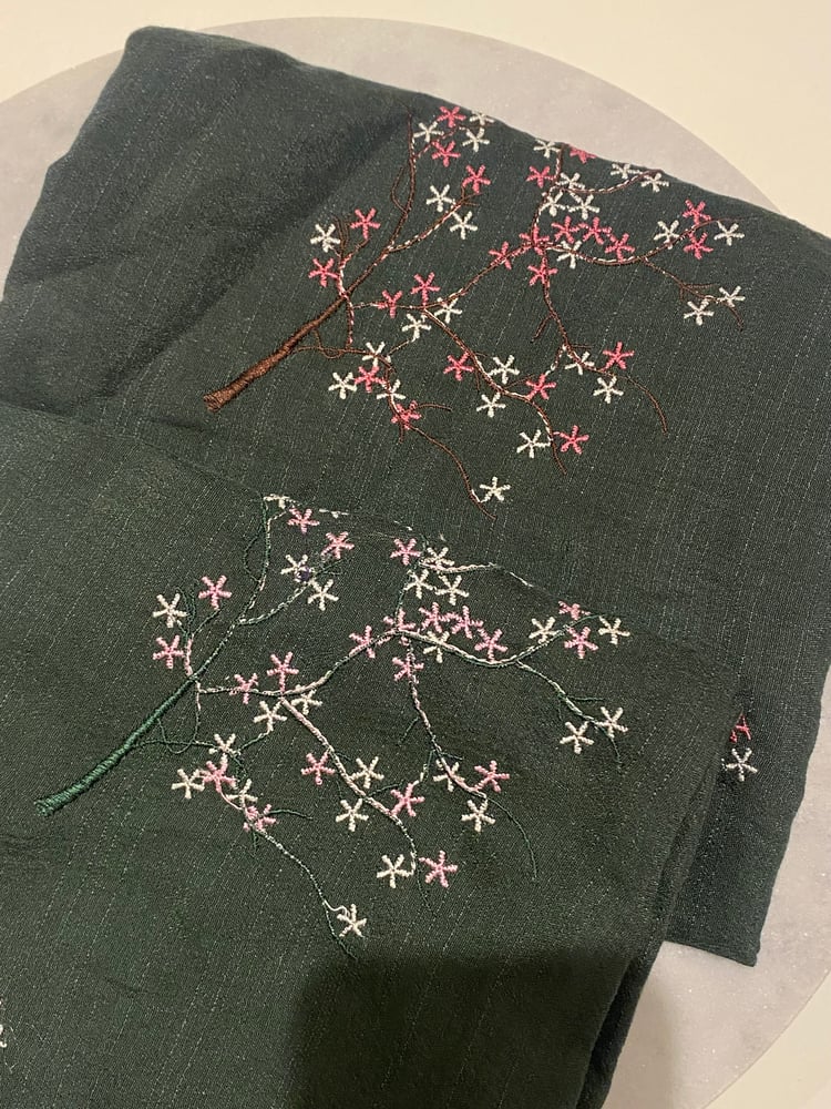 Misarah headscarf -Linen- olive color