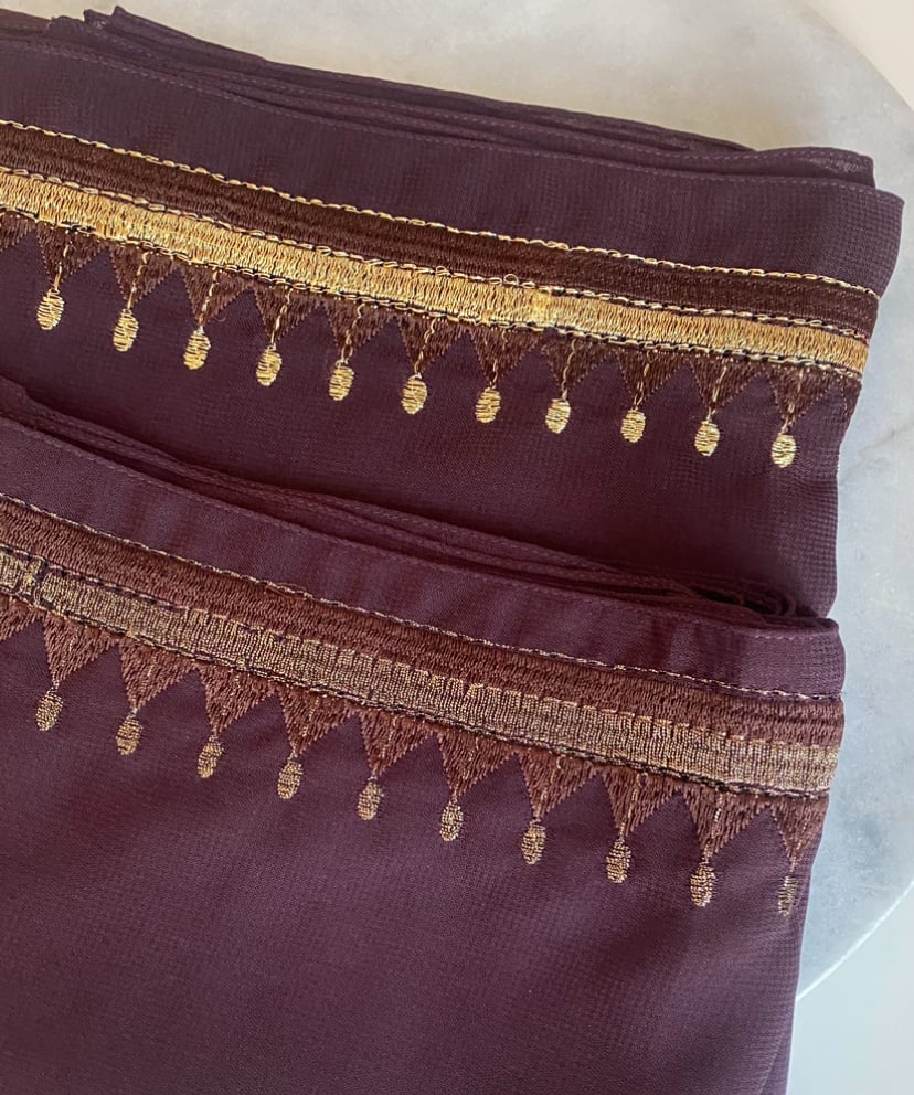 طرحة منال ليزر لون عودي