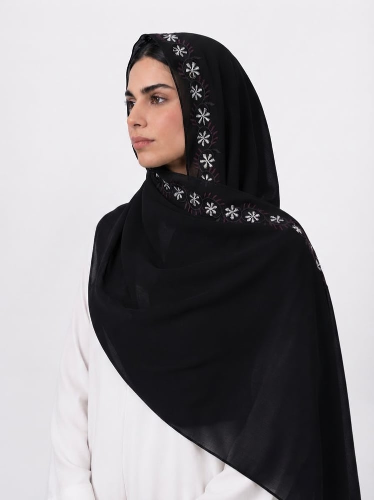 طرحة ريناد ليزر لون اسود